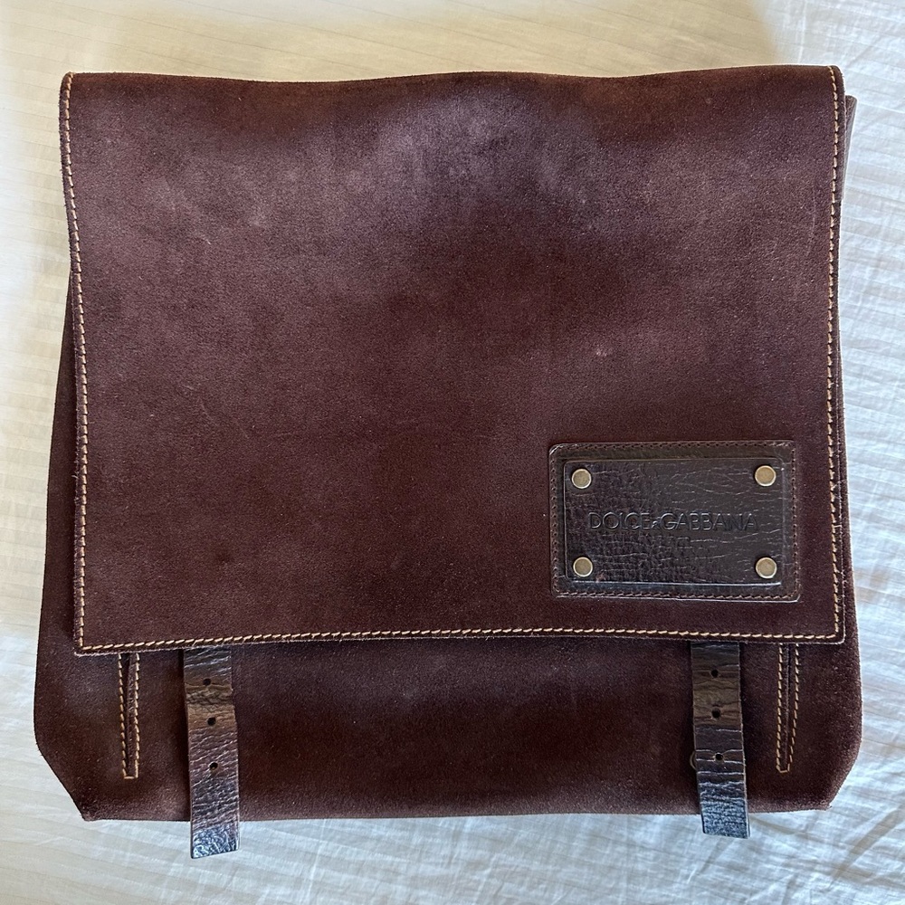 Dolce and Gabbana Suede Messanger